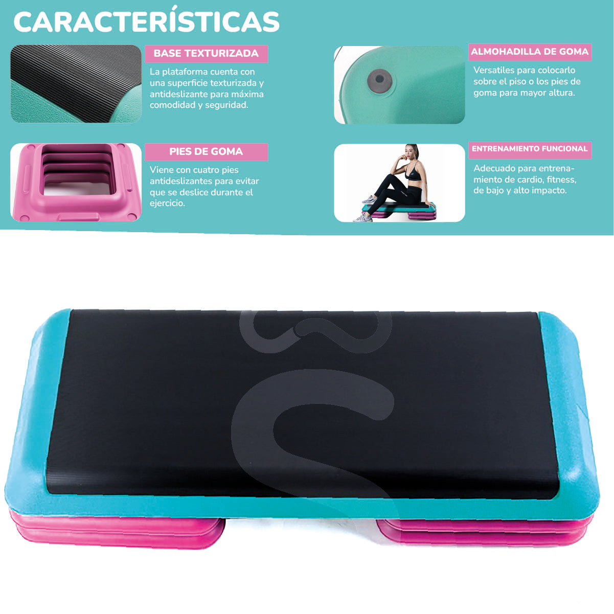 Banco Step Up Fitness Shang's | Tienda Deportivashangs.mx