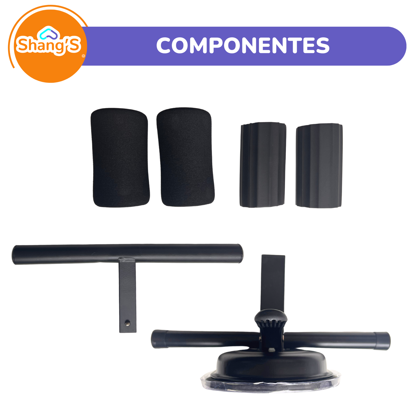 Soporte para abdominales con ventosa Shang's