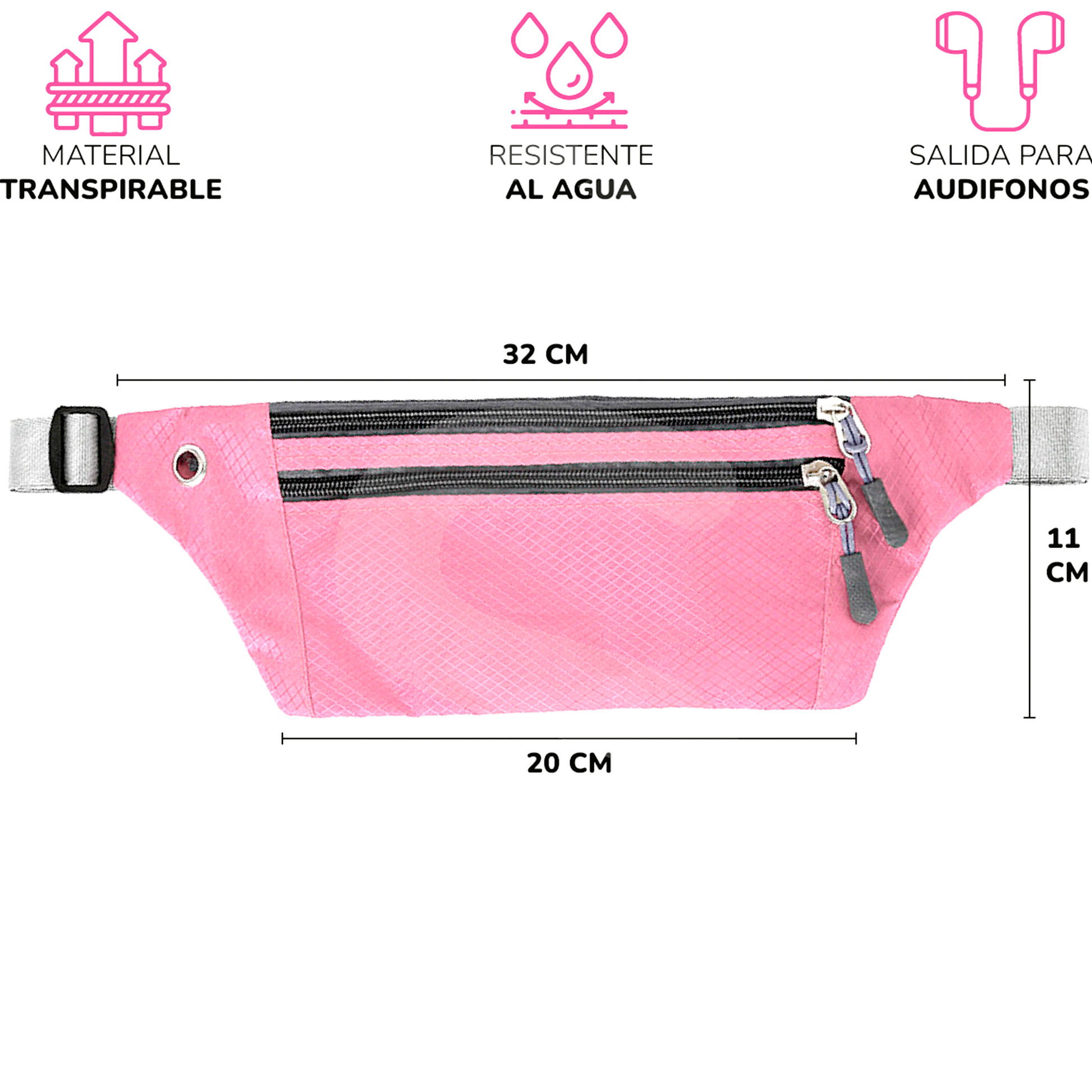 Cangurera Deportiva Fitness Shang's | Tienda Deportivashangs.mx