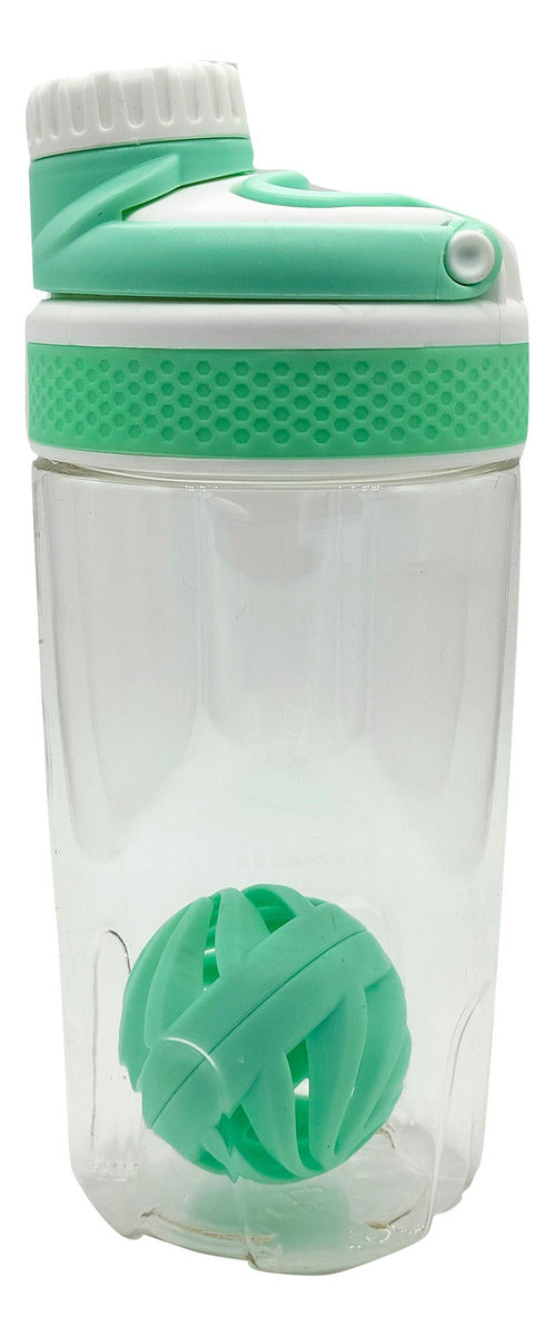Shaker Para Proteina Con Mezclador 500 Ml Botella Gym Shangs