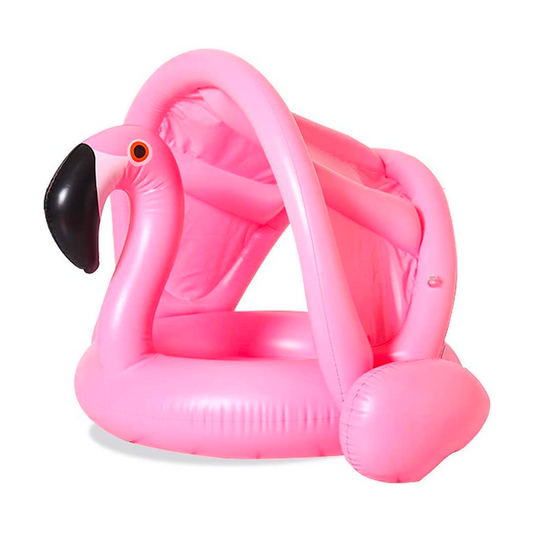 Flotador Inflable de Flamingo Baby Con Techo Shang's | Tienda Deportivashangs.mx