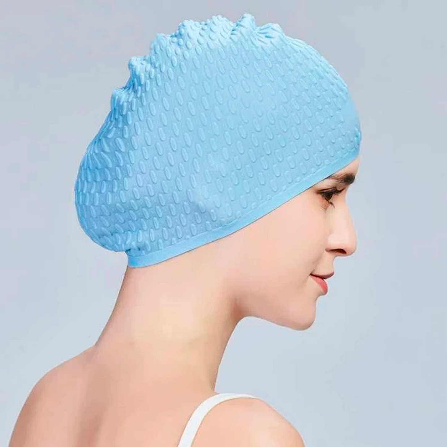 Gorra De Natación Para Adulto Diseño Escamas Shang's | Tienda Deportiva