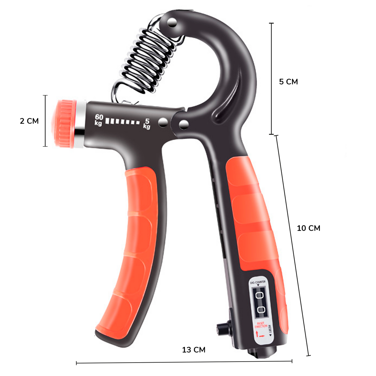 Resistencia Ajustable De Agarre Con Contador Fitness Shang's | Tienda Deportivashangs.mx