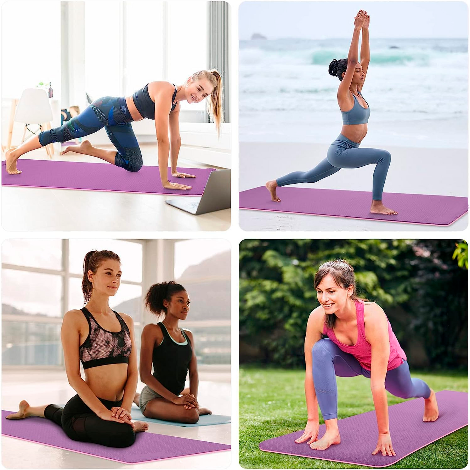 Tapete Para Yoga TPE 8MM 80CM Shang's | Tienda Deportivashangs.mx