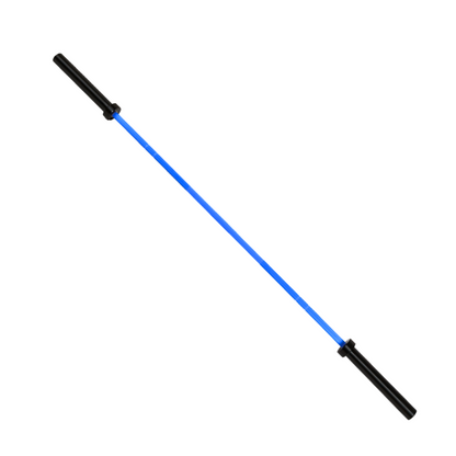 Barra Olímpica AZUL 2.20 m | 20 kg | 2000 lb - Para entrenamiento de Fuerza y Levantamiento Shang's