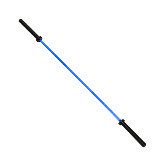 Barra Olímpica AZUL 2.20 m | 20 kg | 2000 lb - Para entrenamiento de Fuerza y Levantamiento Shang's