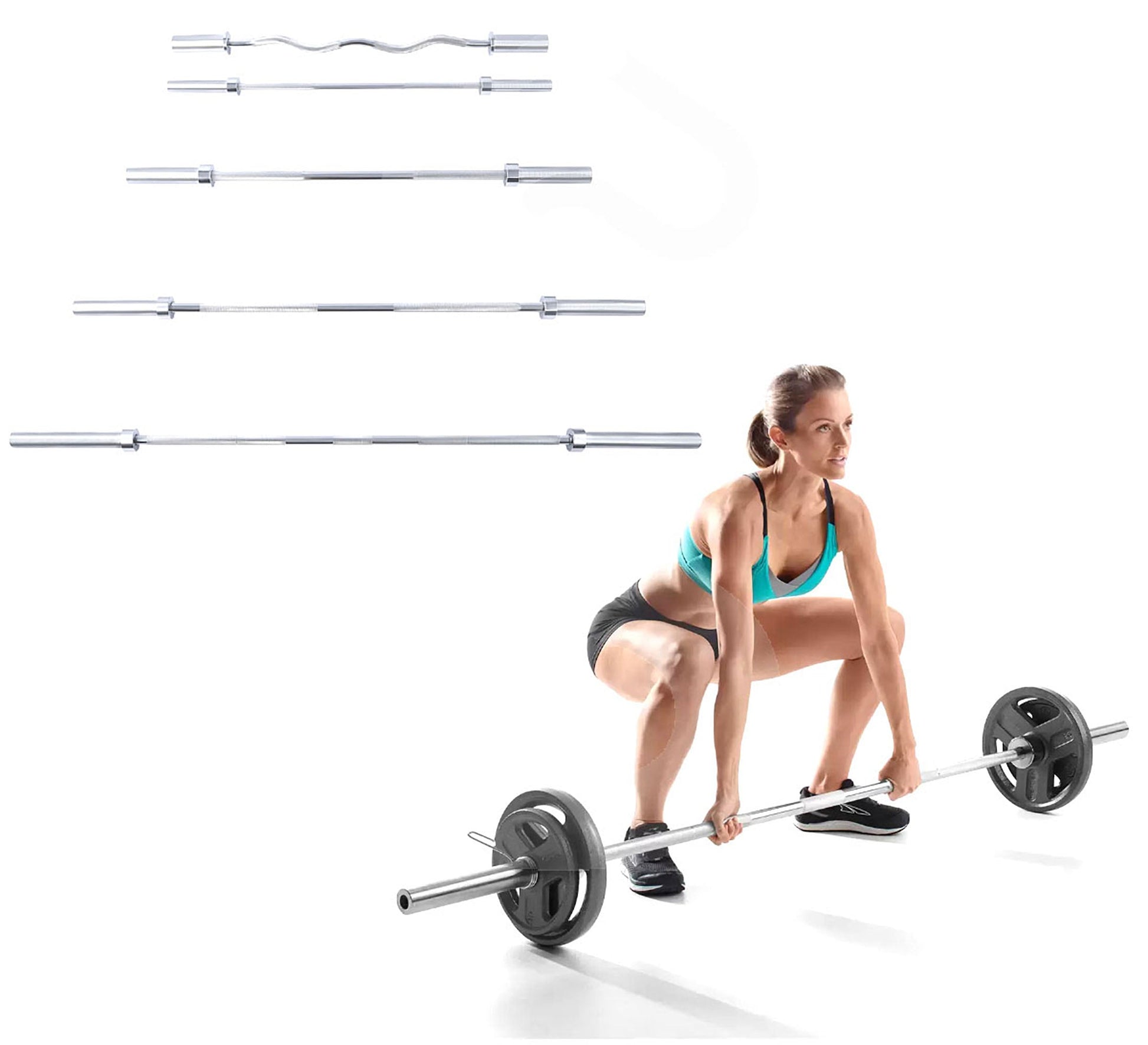 Gym Barra Olimpica De Crossfit Mancuernas Medidas Barra Olimpica