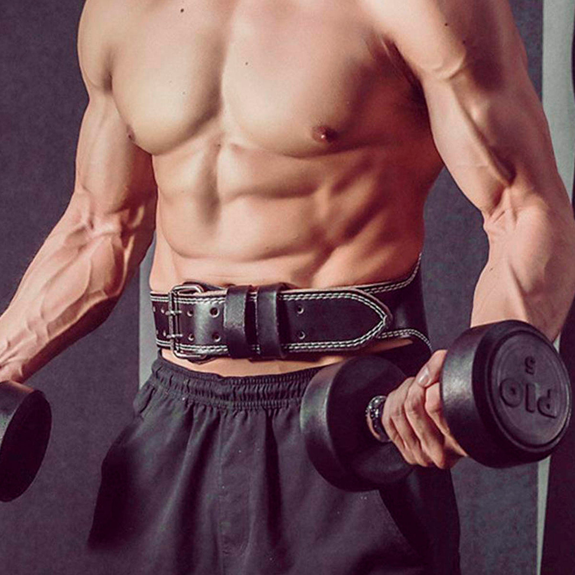 Faja Para Hombre Gym Para Levantar Pesas Cinturon Trainer