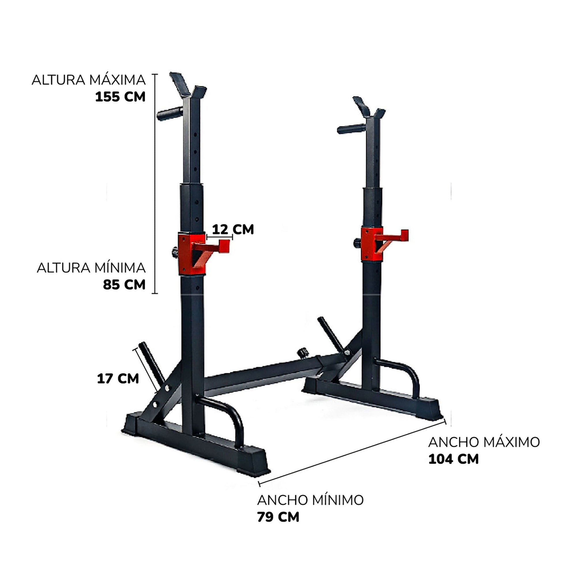 Rack De Barra Para Pectorales 438 Fitness Shang's | Tienda Deportivashangs.mx