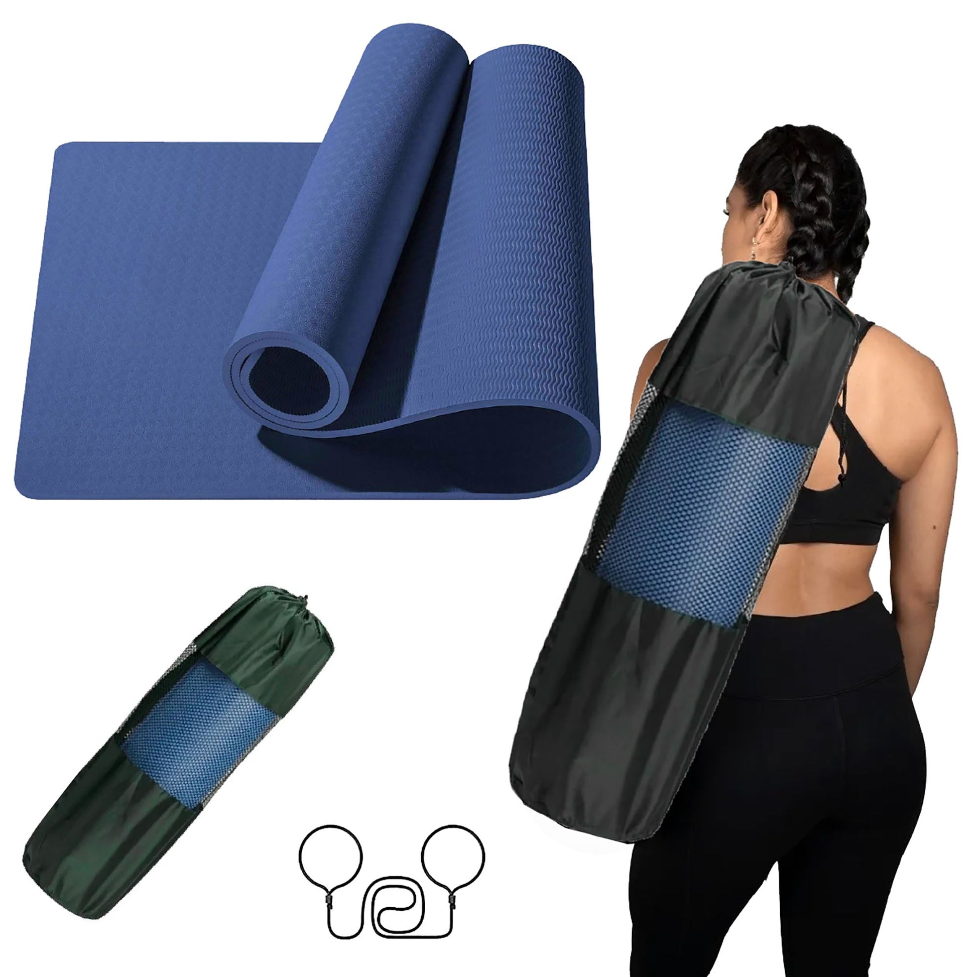 Tapete Para Yoga TPE 8MM 63CM Shang's | Tienda Deportivashangs.mx