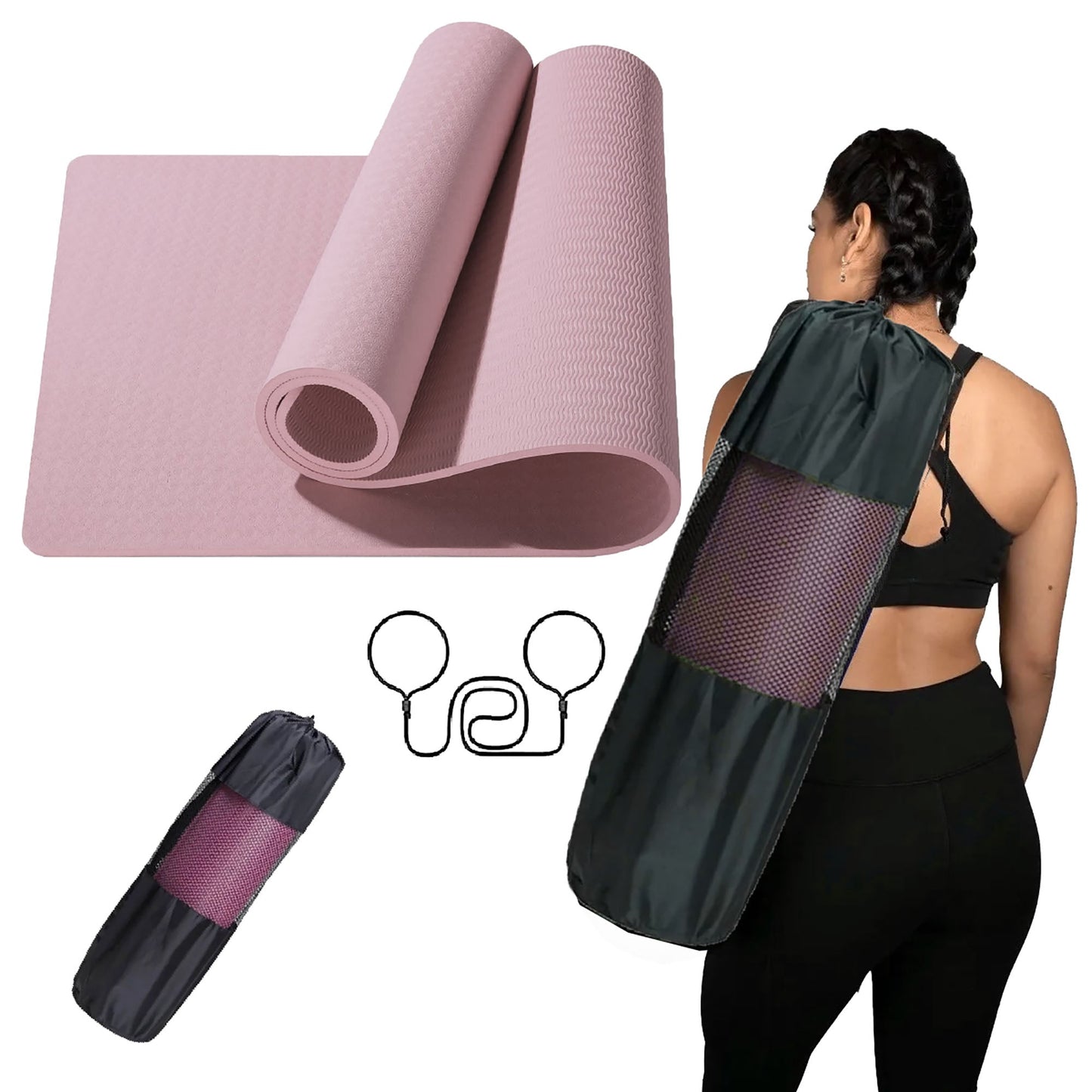 Tapete Para Yoga TPE 8MM 63CM Shang's | Tienda Deportivashangs.mx