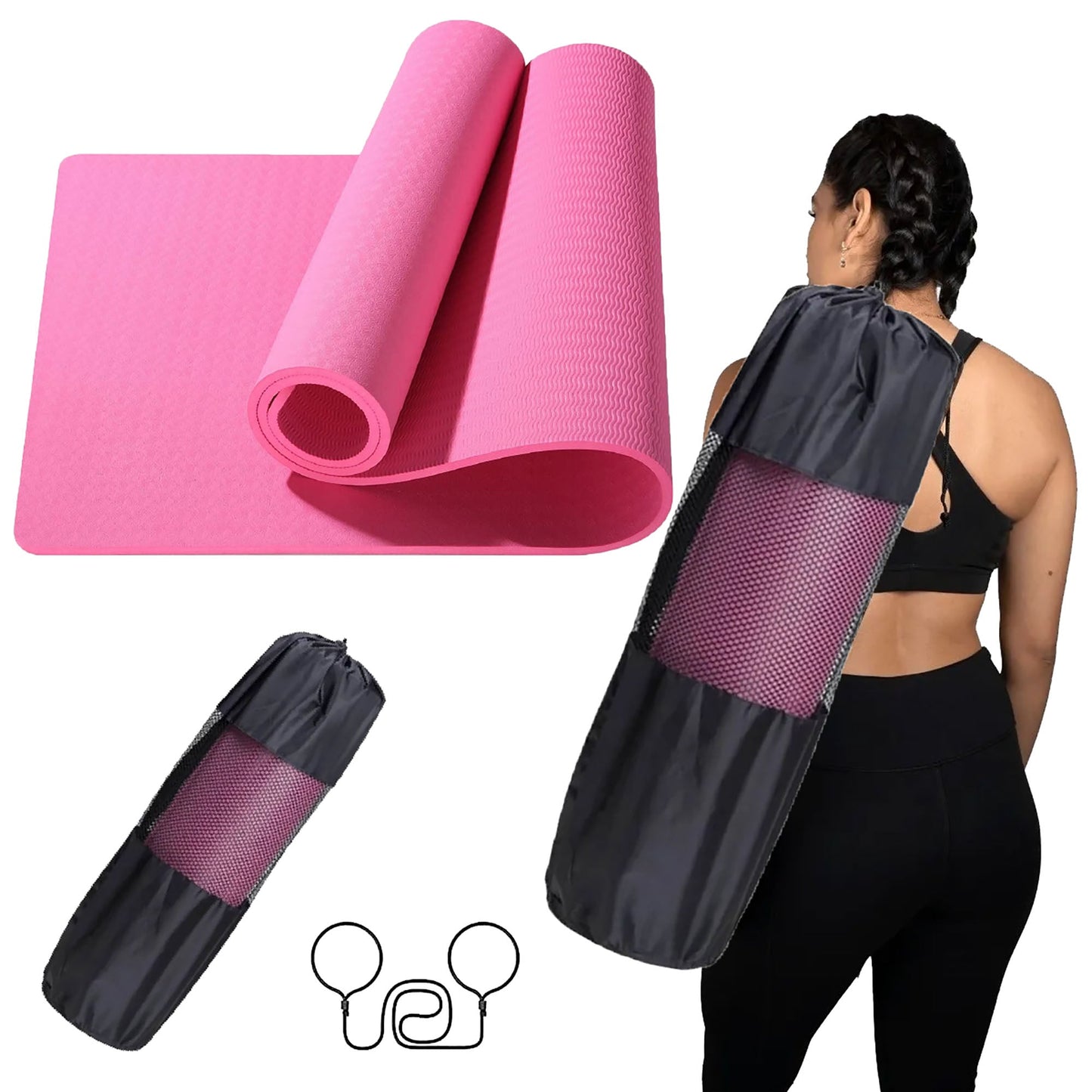 Tapete Para Yoga TPE 8MM 63CM Shang's | Tienda Deportivashangs.mx